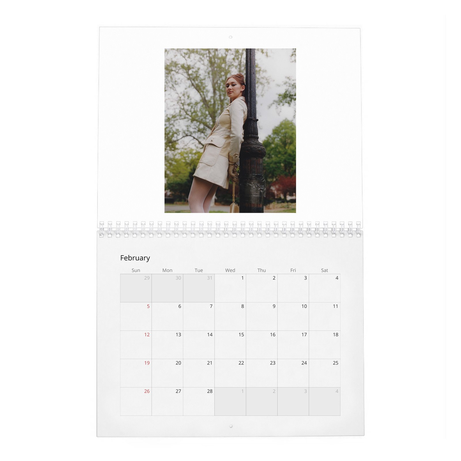 02 Lola Tung - Laterals 2027 Wall Calendar