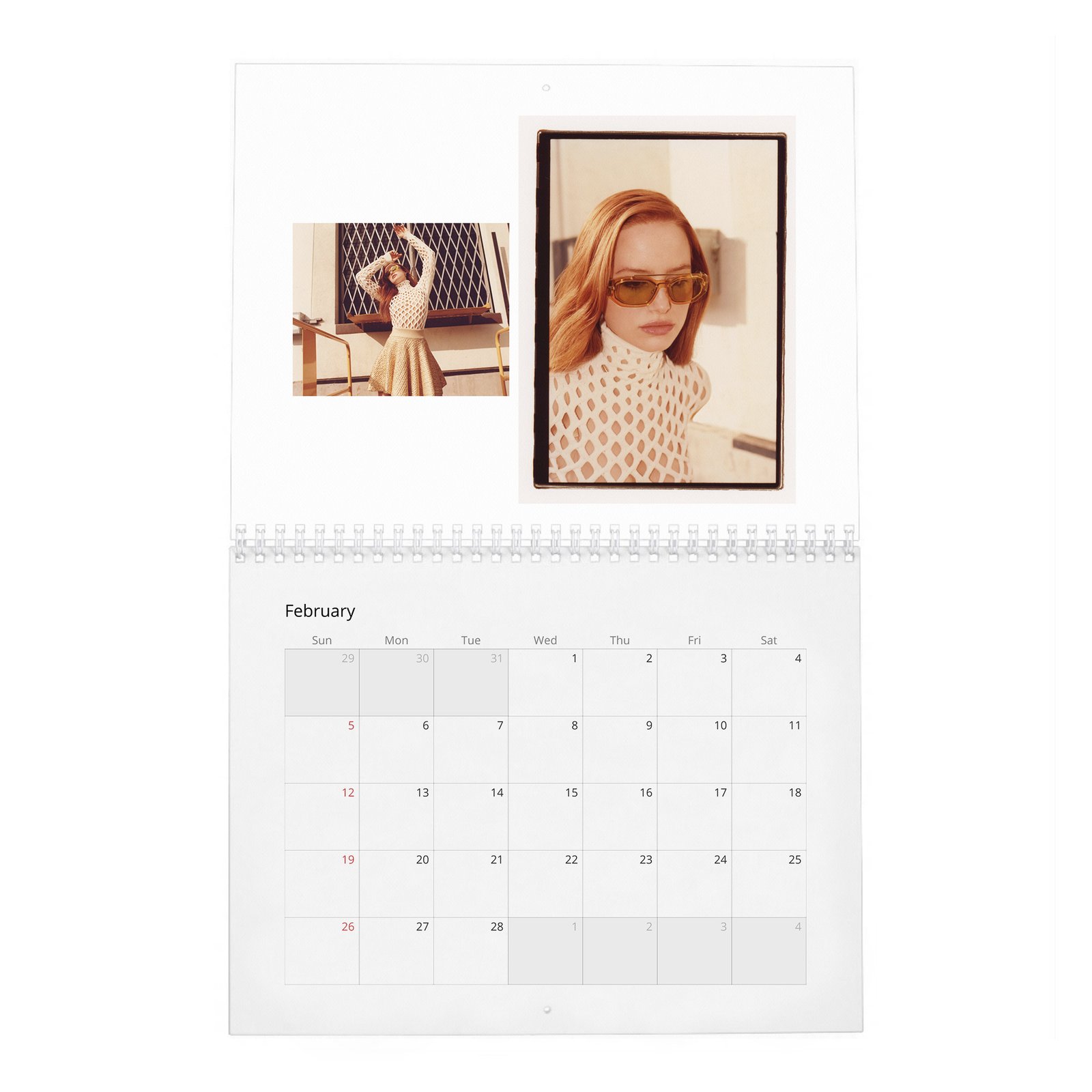 02 Madelaine Petsch - Content 2027 Wall Calendar