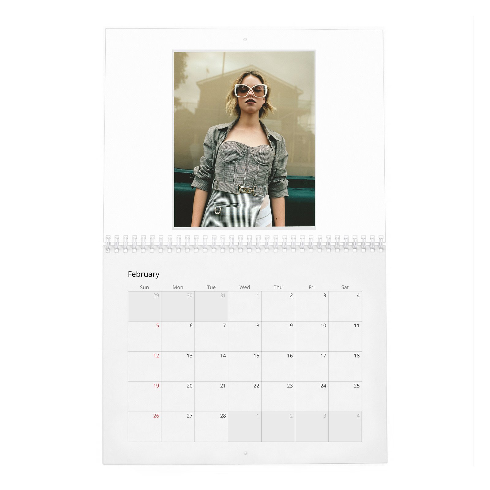 02 Milly Alcock - Flaunt 2027 Wall Calendar