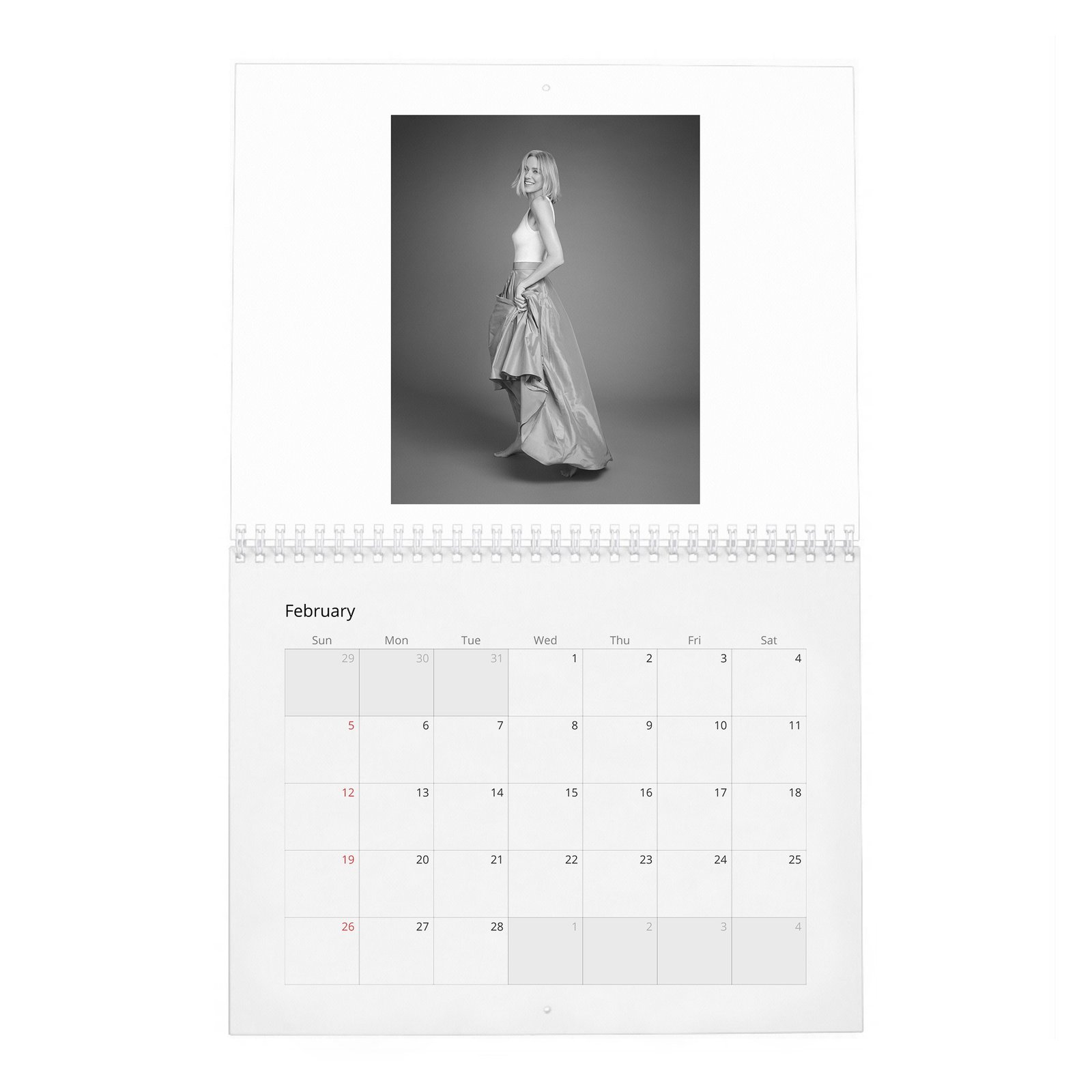 02 Naomi Watts - Breaking Taboos 2027 Wall Calendar