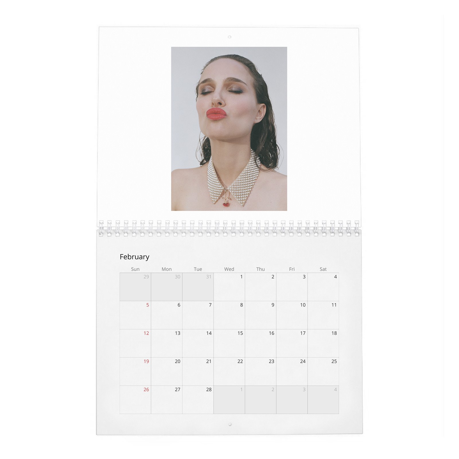 02 Natalie Portman - Scent of Love 2027 Wall Calendar