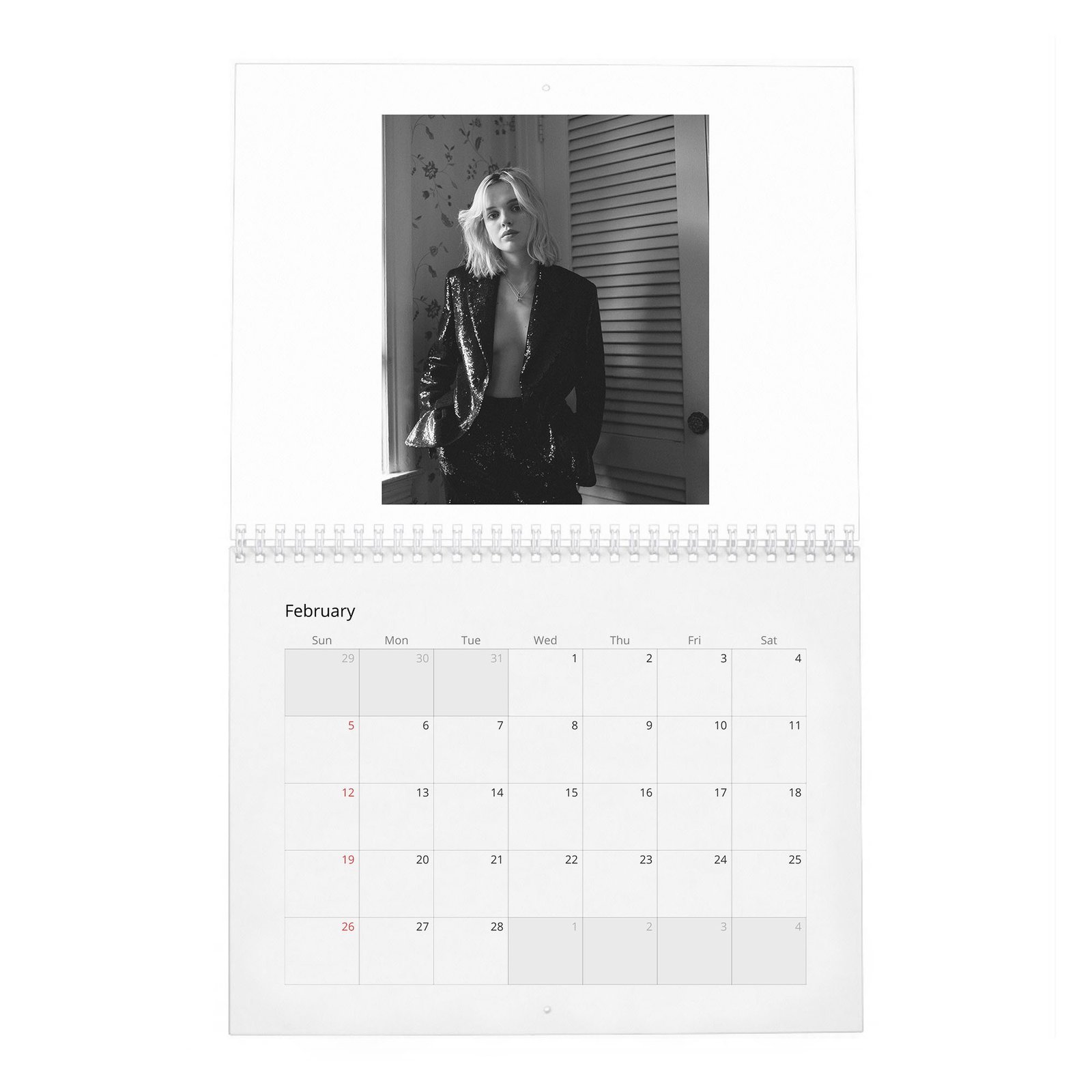 Odessa Young - The Quiet Heroine 2027 Wall Calendar