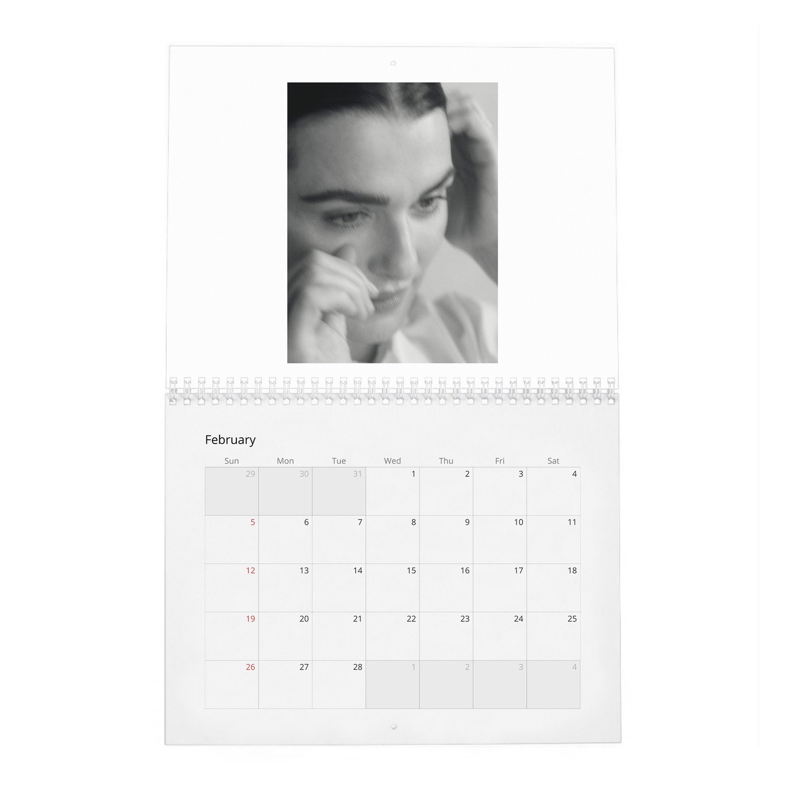 02 Rachel Weisz - Reflections 2027 Wall Calendar