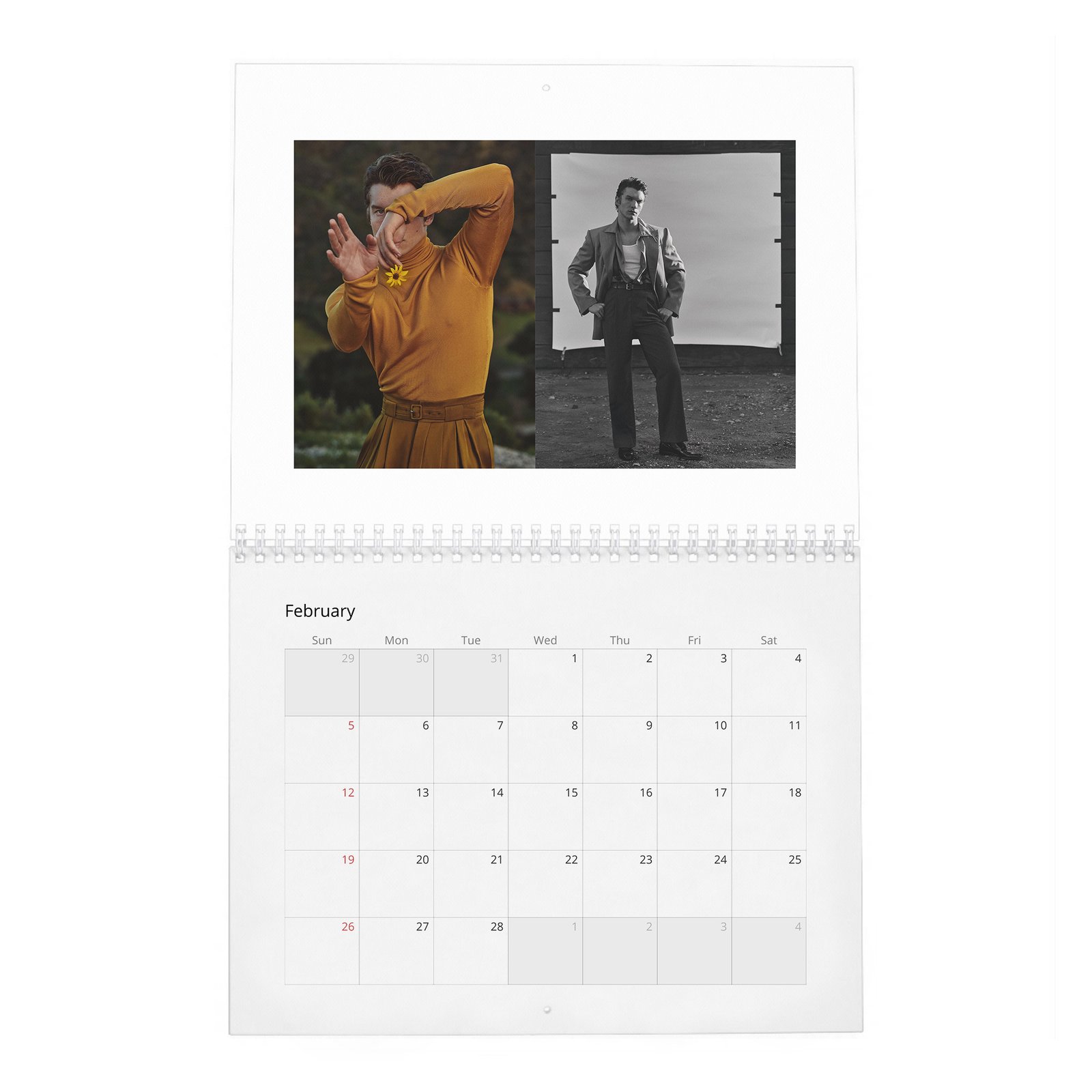 02 Connor Storrie - The Portrait Of A Star 2027 Wall Calendar