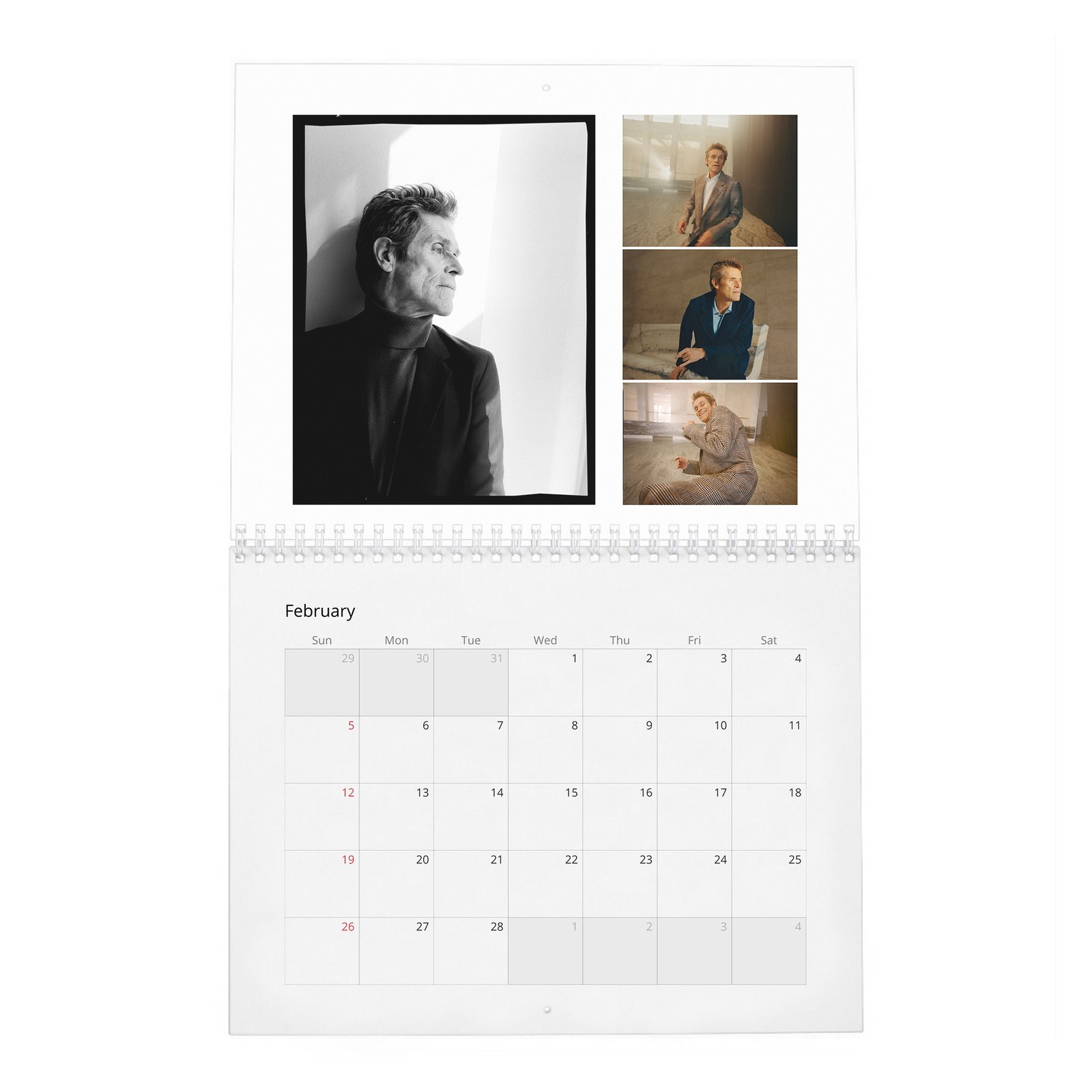 02 Willem Dafoe - Who's Afraid Of Mr Dafoe 2027 Wall Calendar