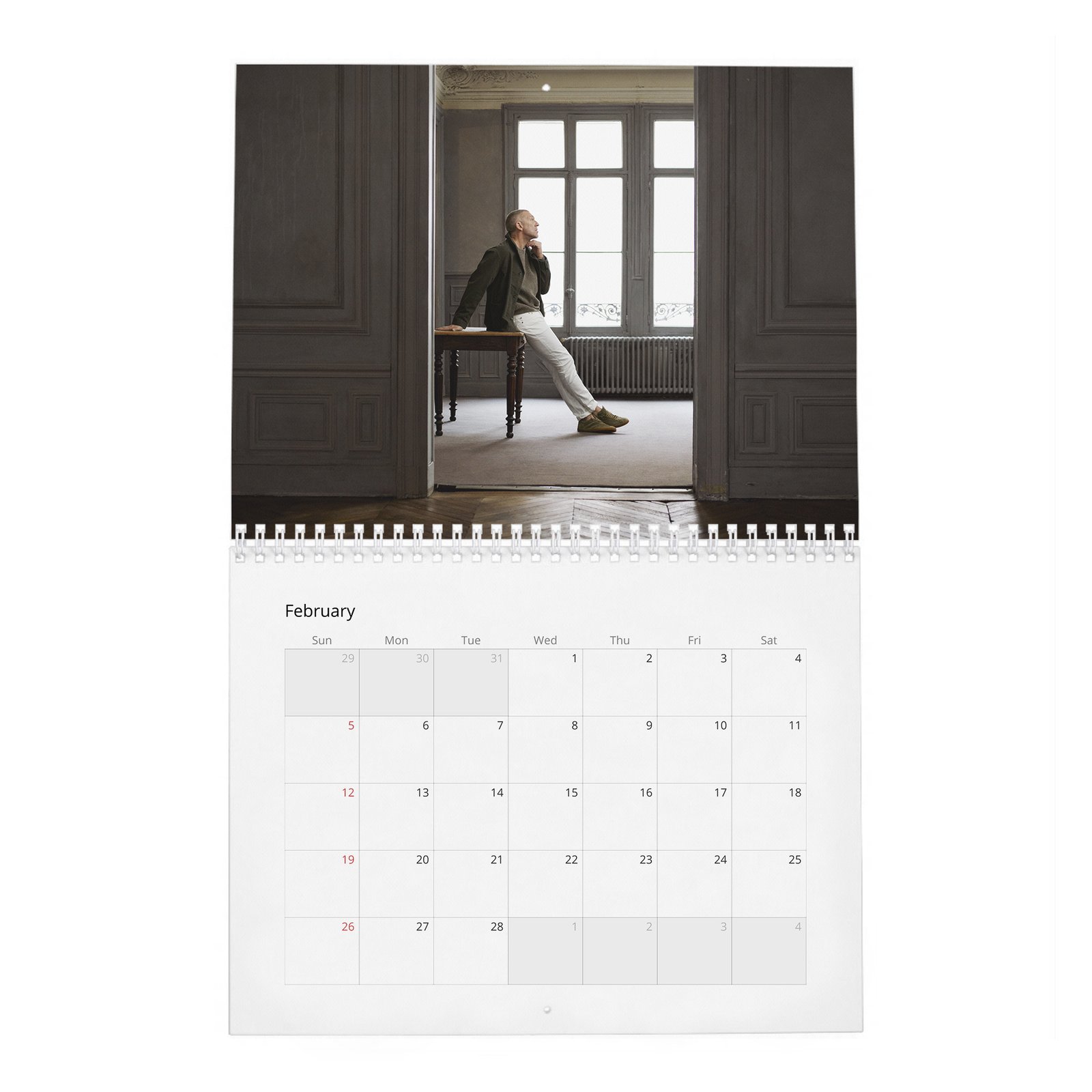 02 Vincent Cassel - Mr. Vincent Cassel 2027 Wall Calendar