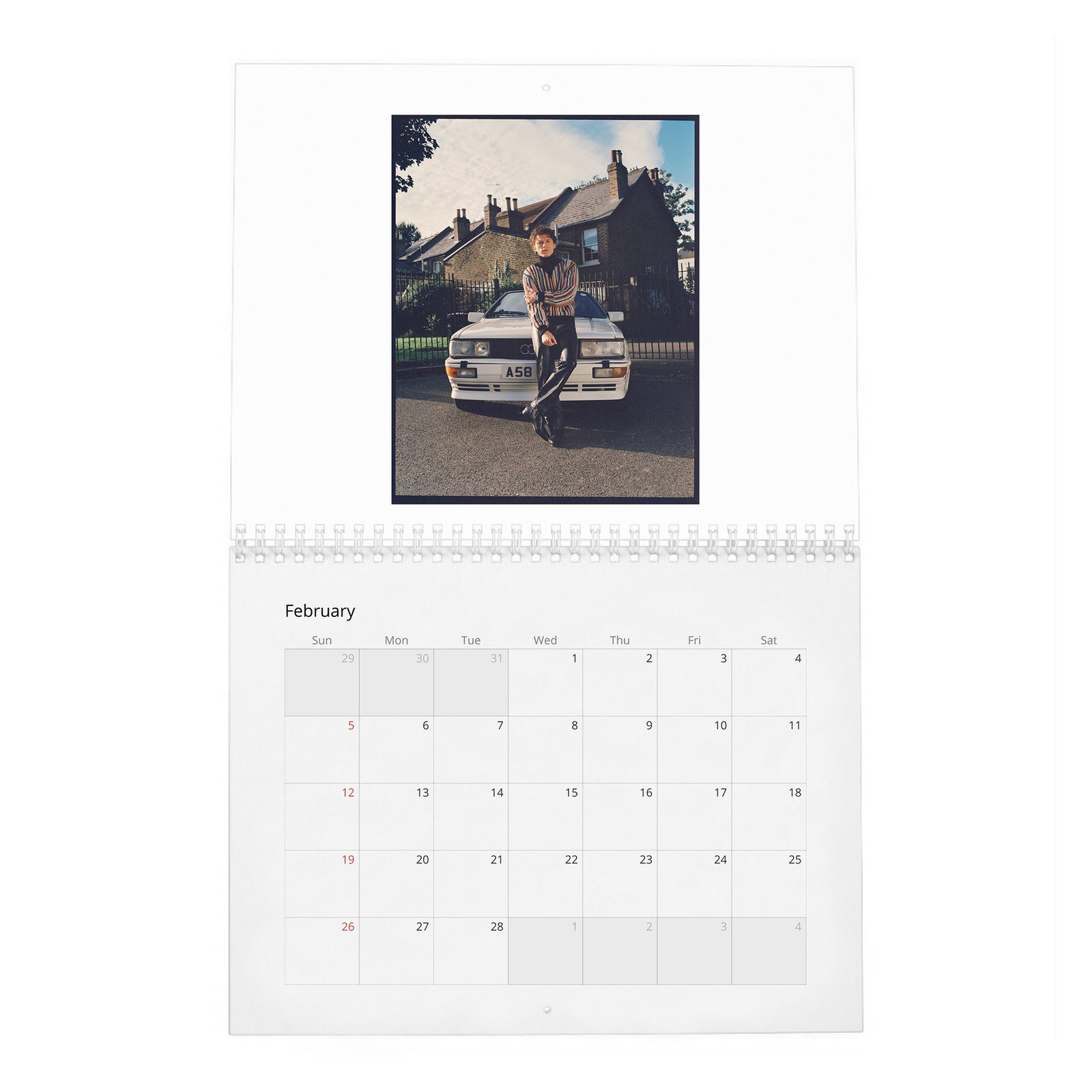 Tom Holland - The Center Of The Web 2027 Wall Calendar