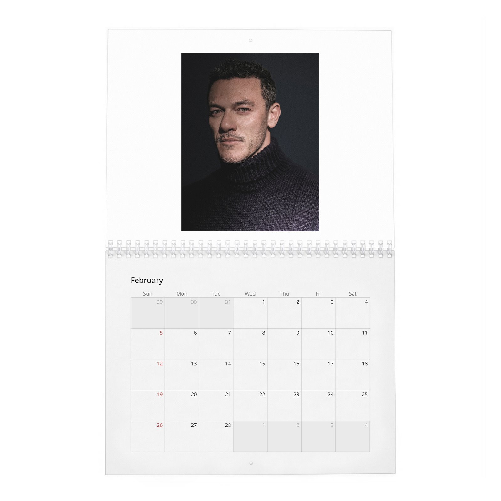 02 Luke Evans - In Conversation 2027 Wall Calendar