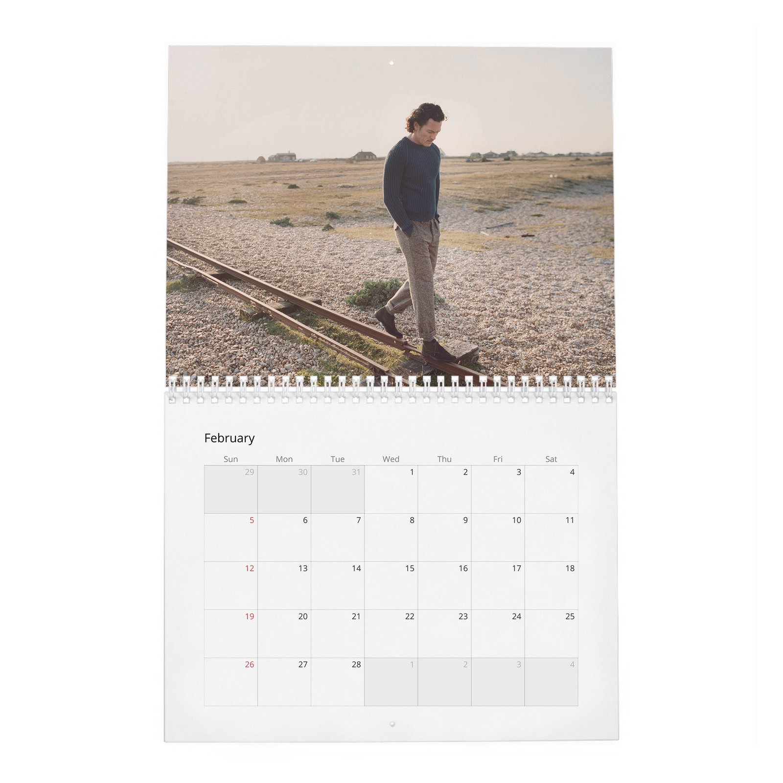 Luke Evans - Man On The Road 2027 Wall Calendar