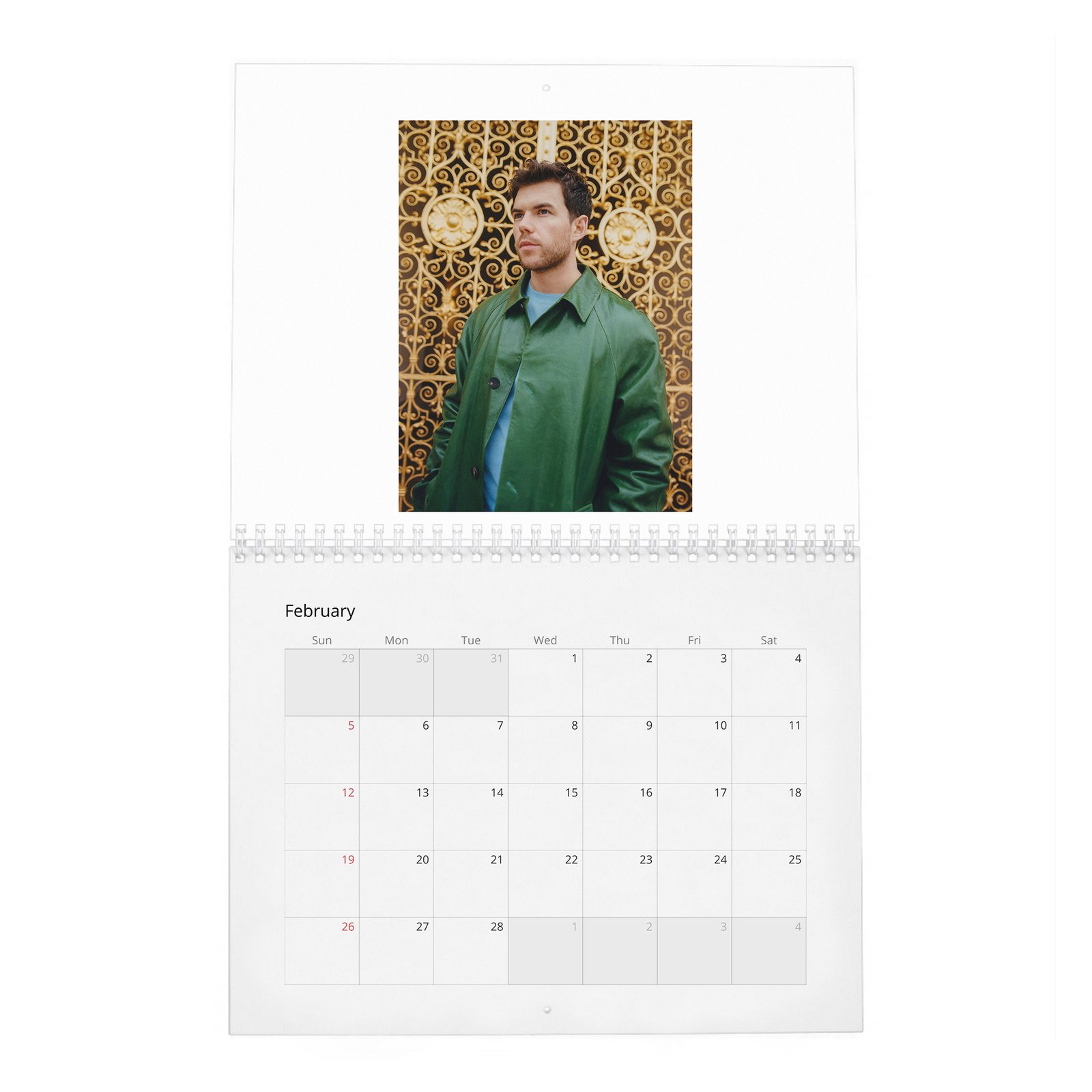 02 Luke Newton - Slow Burn 2027 Wall Calendar