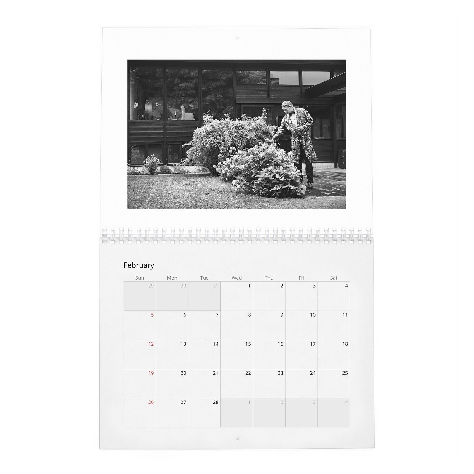 02 Mads Mikkelsen - Poker Face 2027 Wall Calendar