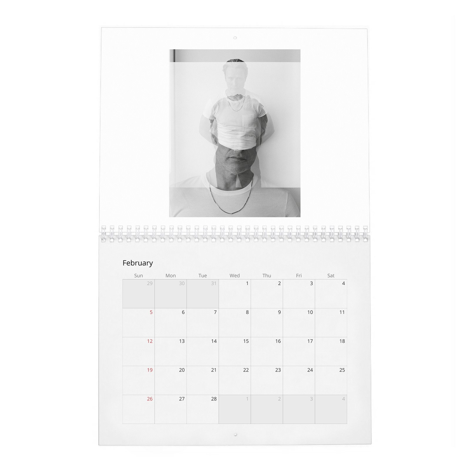 02 Mads Mikkelsen - The Polar Existence 2027 Wall Calendar