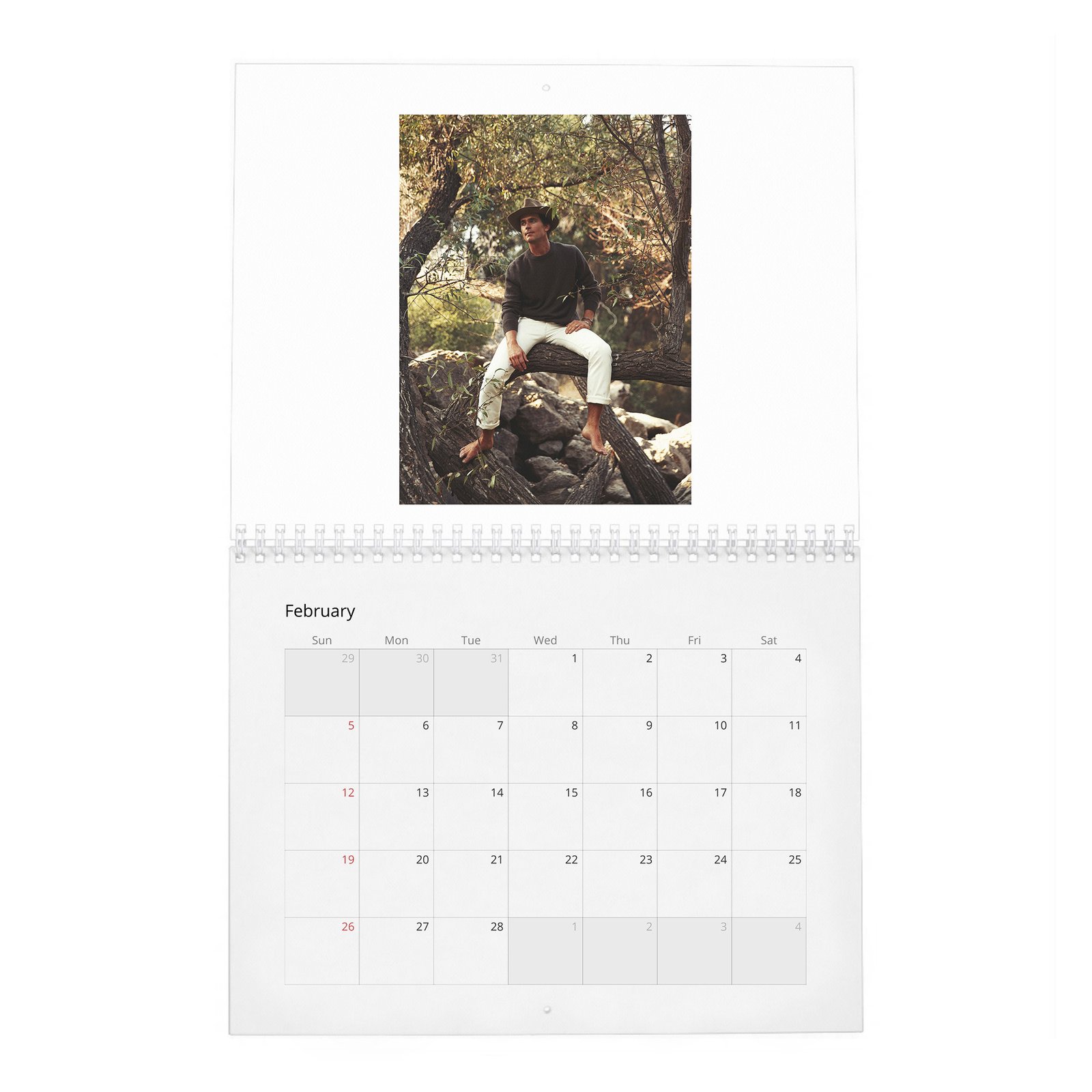 Matt Bomer - Let's Hear It For The Boys 2027 Wall Calendar