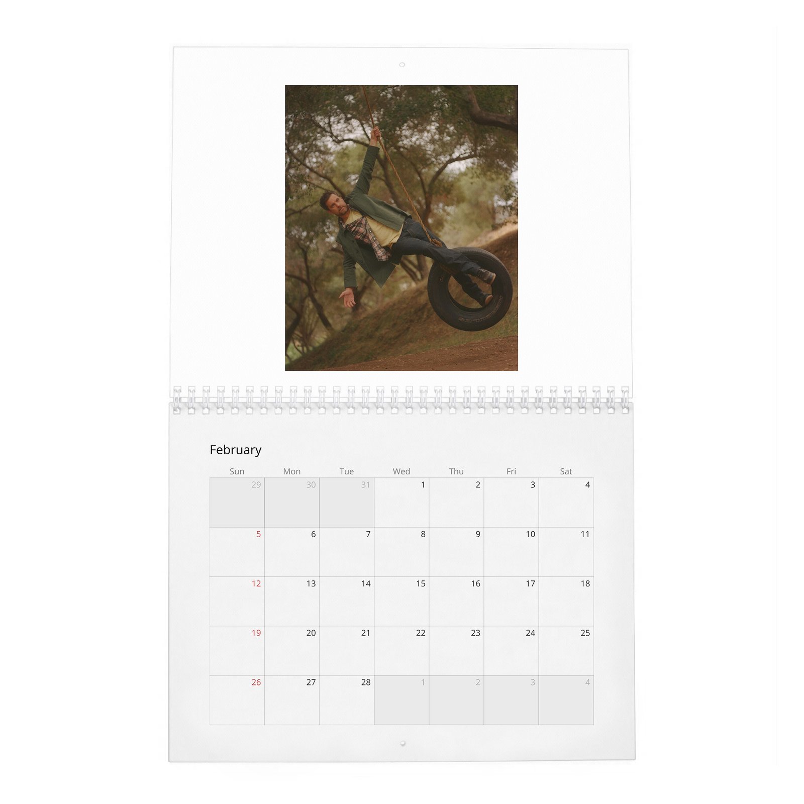 02 Joshua Jackson - On Life Down River 2027 Wall Calendar