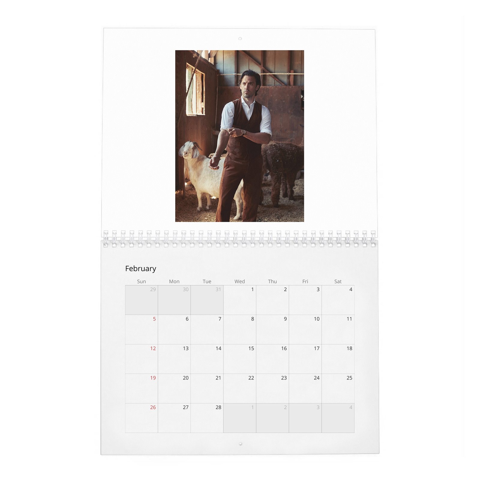 02 Milo Ventimiglia - Emotional Appeal 2027 Wall Calendar