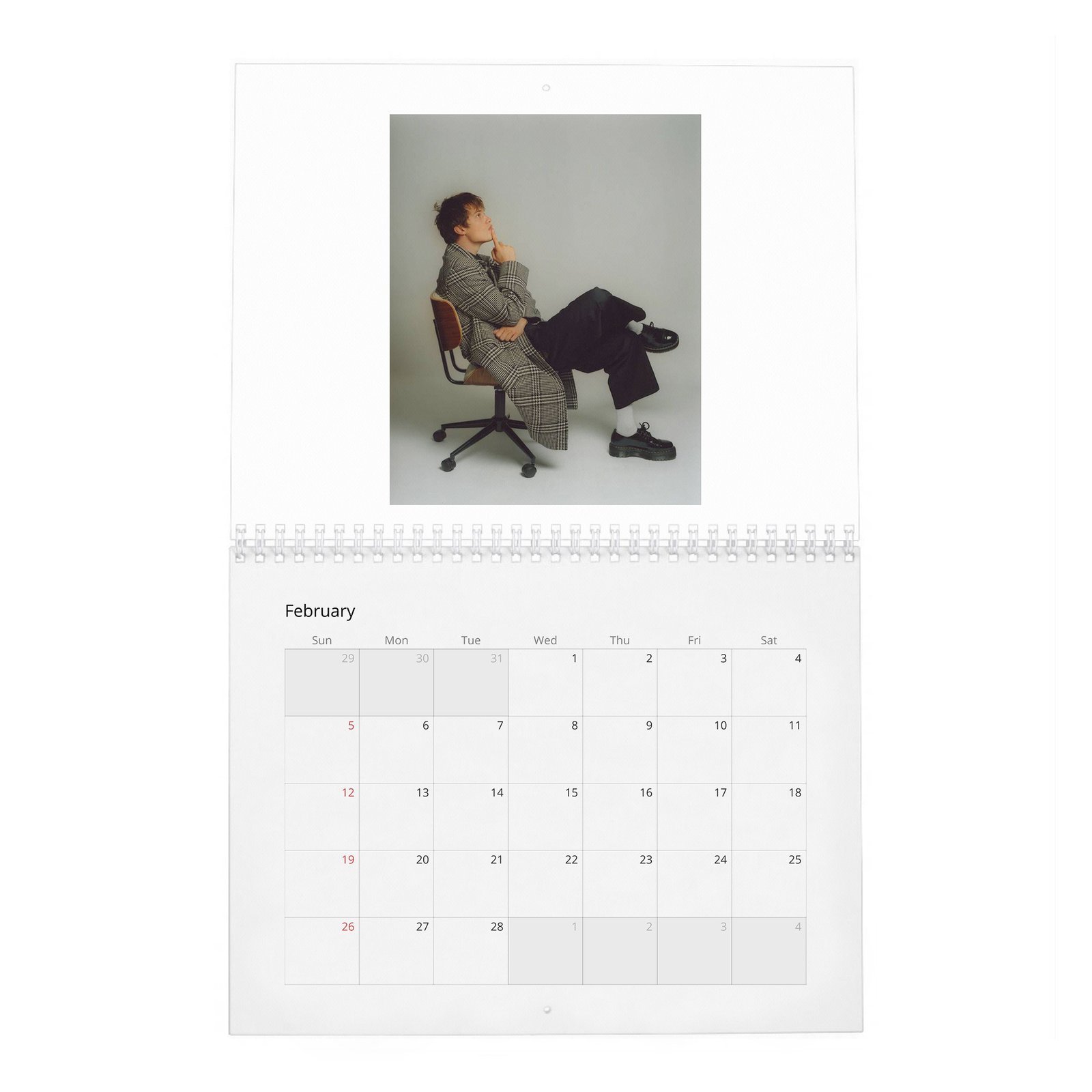 02 Nicholas Galitzine - In Conversation 2027 Wall Calendar