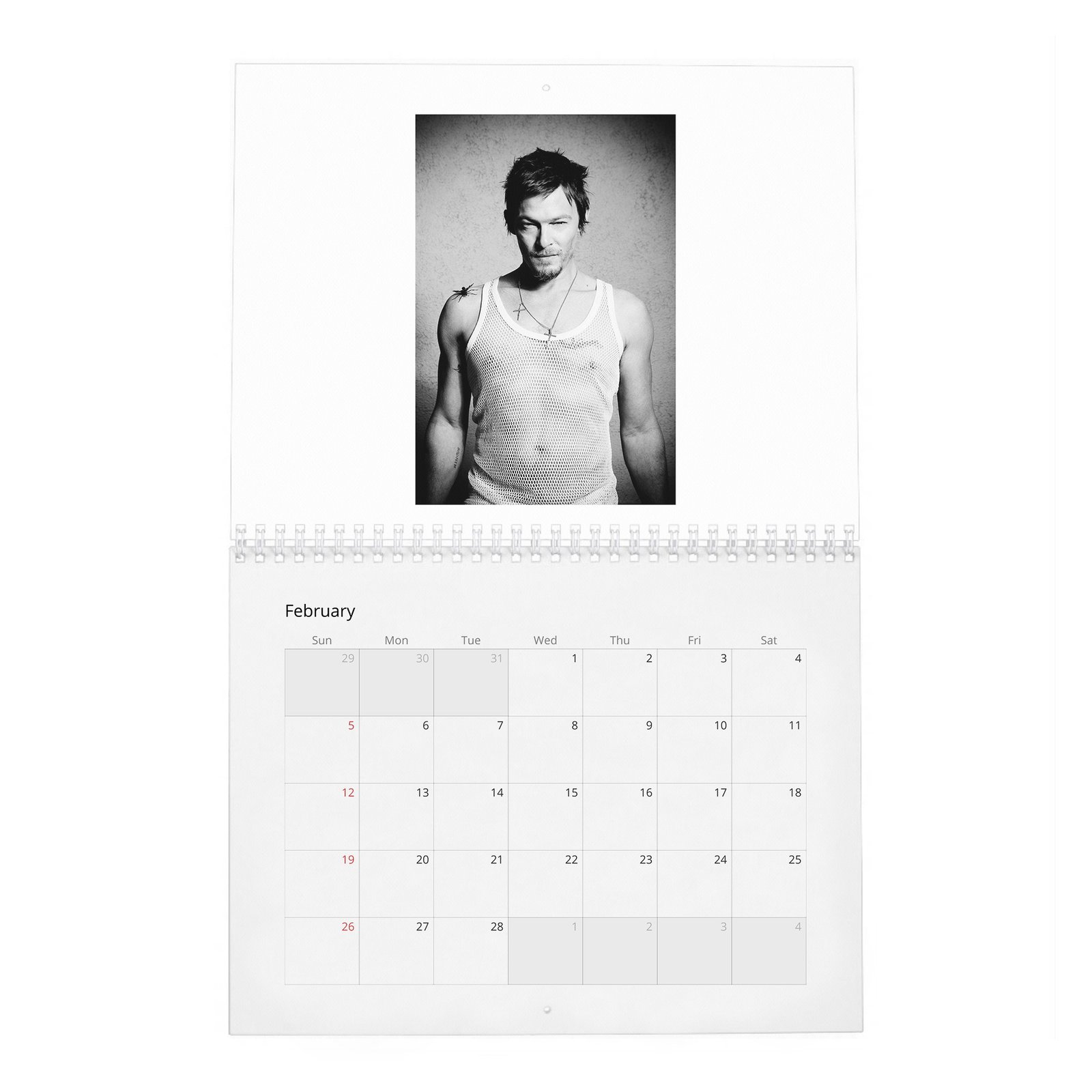 02 Norman Reedus - Flaunt Vol.1 2027 Wall Calendar