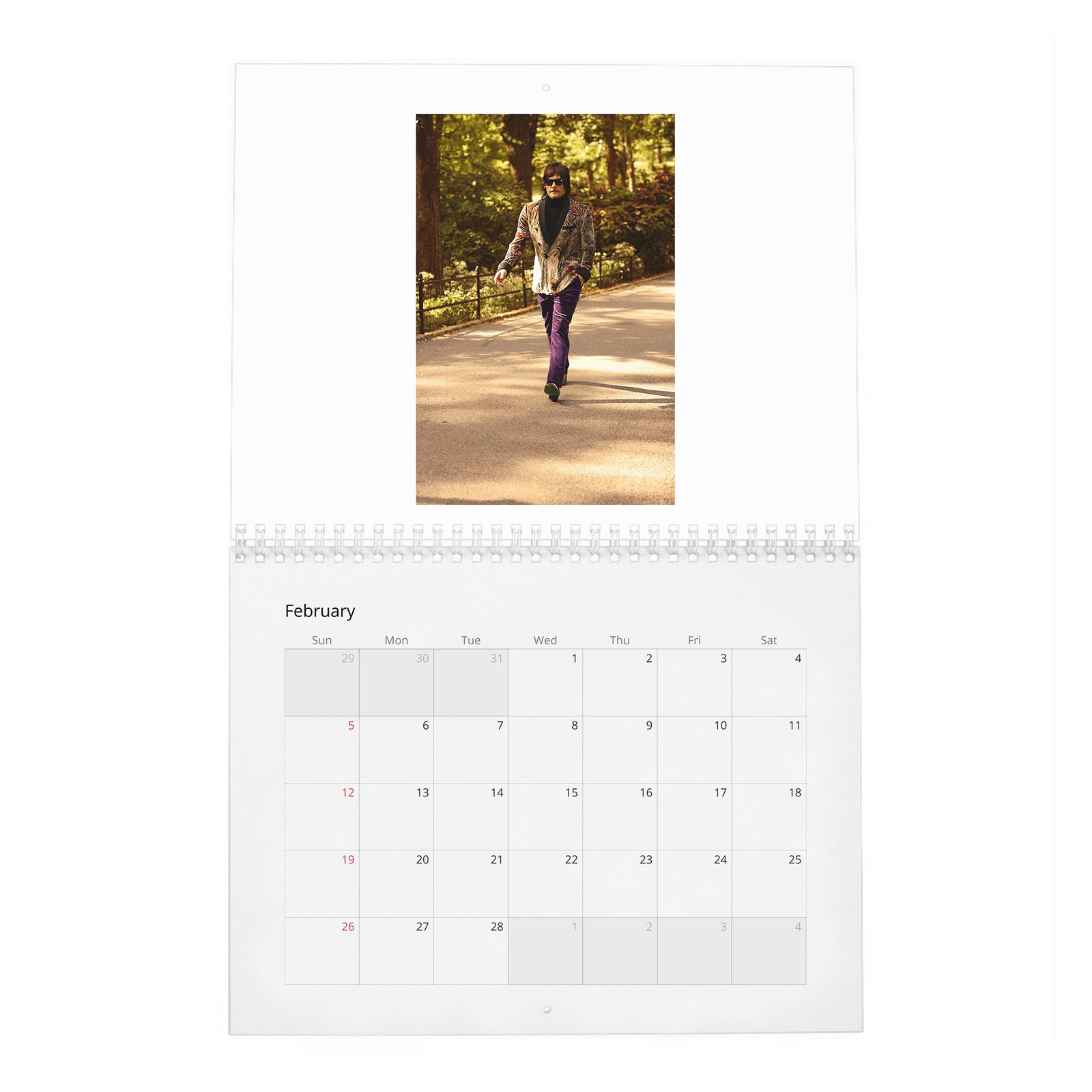 Norman Reedus - New York Rhapsody 2027 Wall Calendar