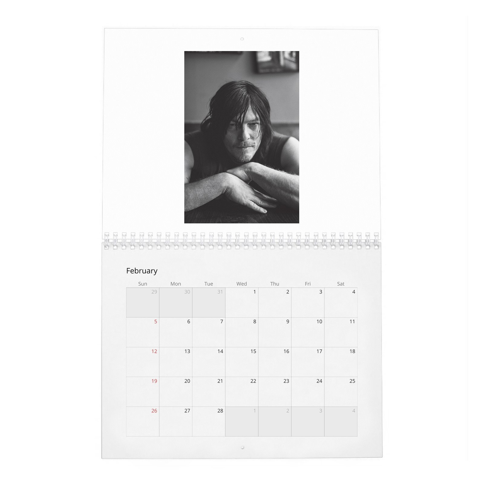 02 Norman Reedus - So It Goes 2027 Wall Calendar