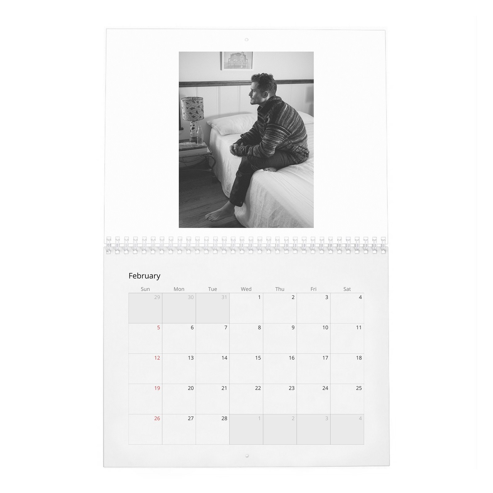 02 Orlando Bloom - Flaunt 2027 Wall Calendar