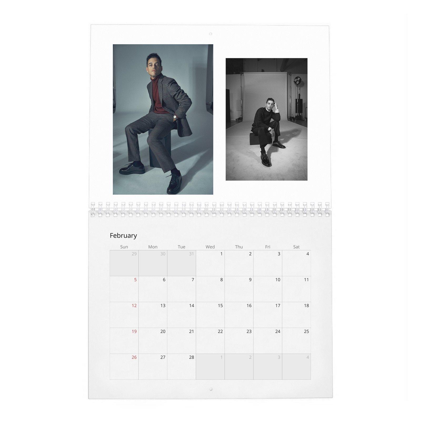 Rami Malek - No Matter What 2027 Wall Calendar