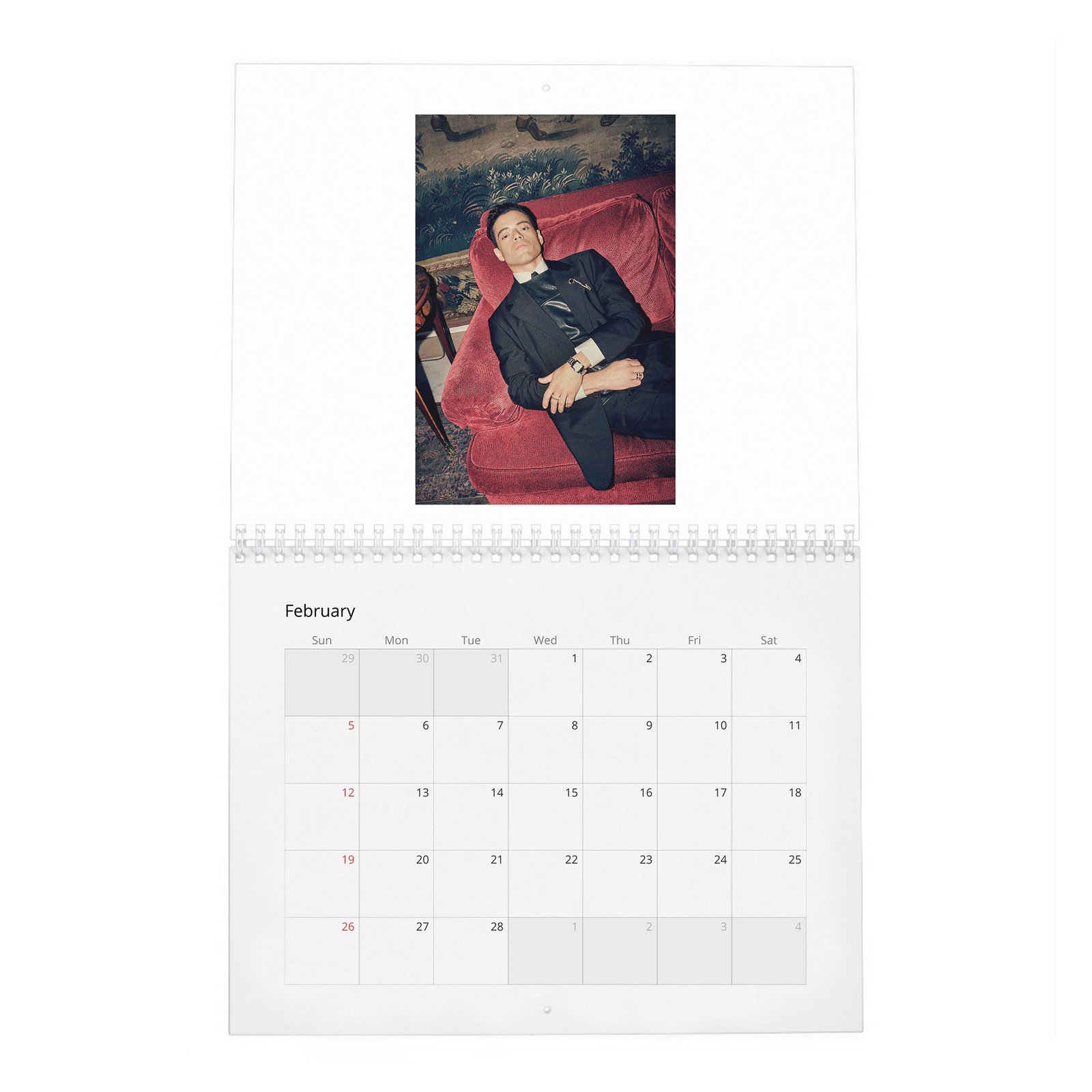 Rami Malek - Without Limits 2027 Wall Calendar