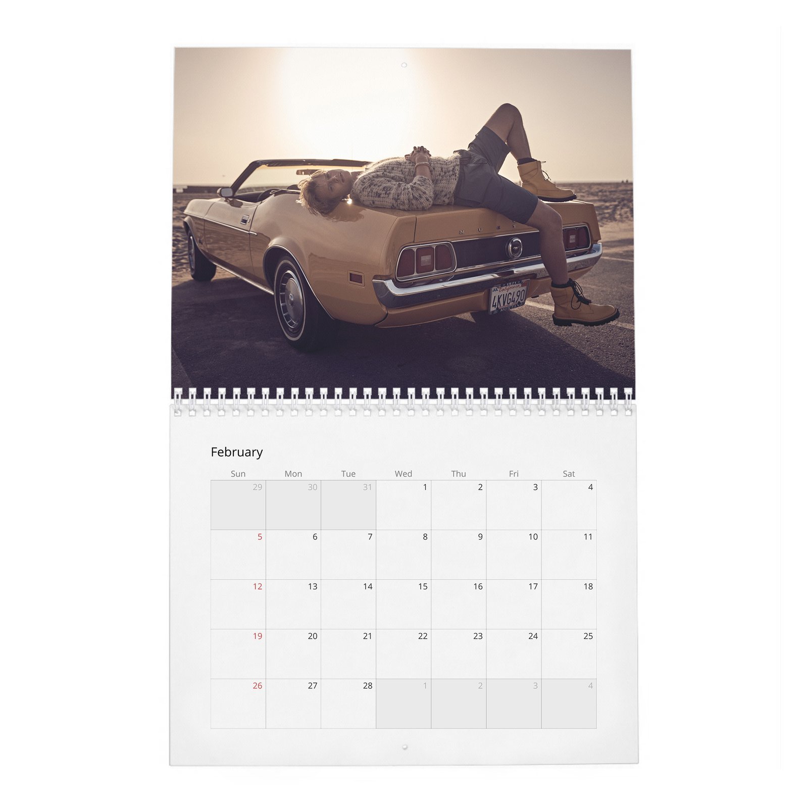 02 Rudy Pankow - Flaunt 2027 Wall Calendar