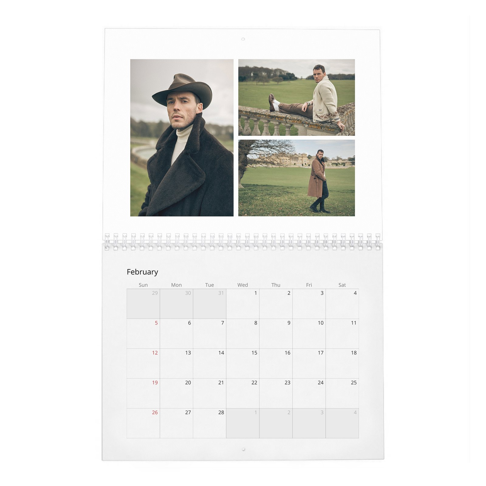 02 Sam Claflin - On The Spot 2027 Wall Calendar