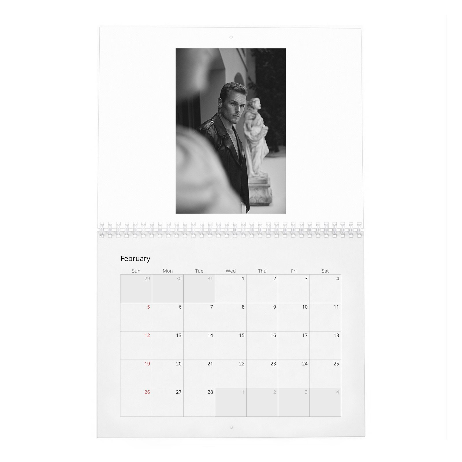 02 Sam Heughan - Nobleman 2027 Wall Calendar
