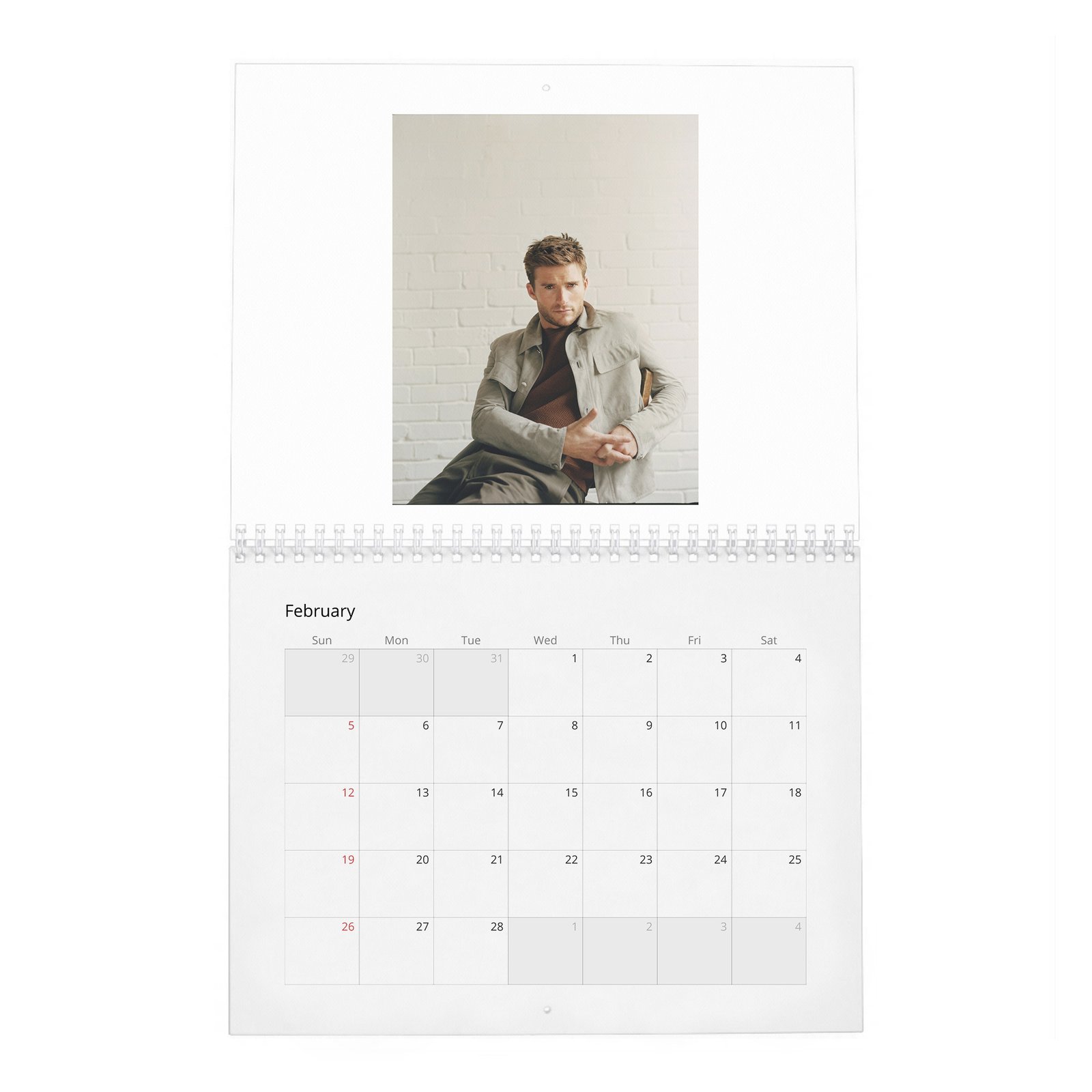 02 Scott Eastwood - Fork In The Road 2027 Wall Calendar