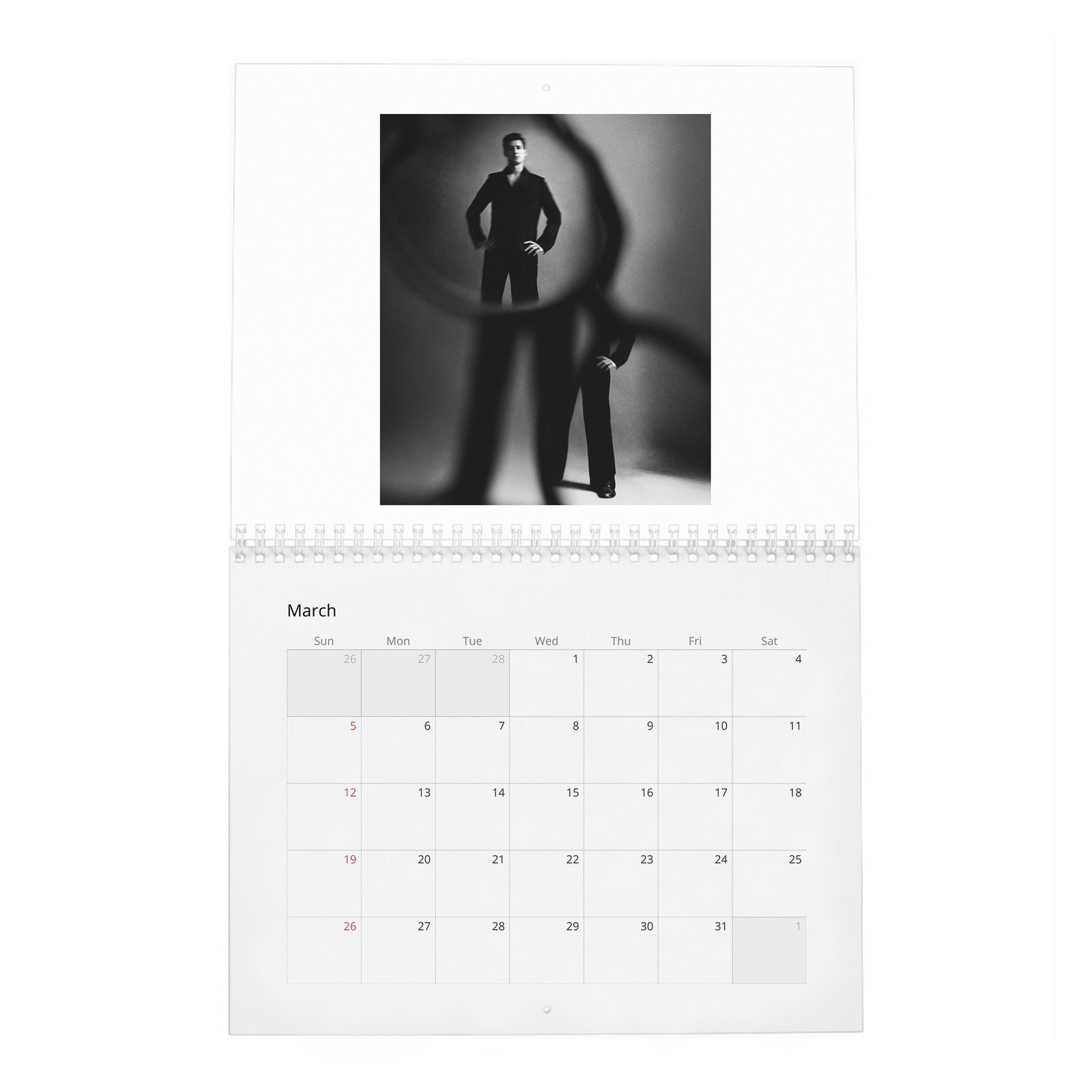 03 Jonah Hauer-King - Ready For His Close-Up 2027 Wall Calendar