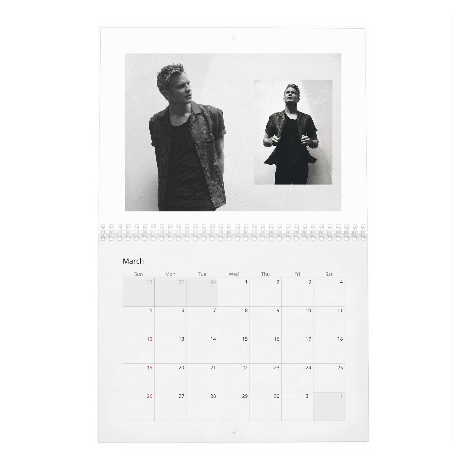 Timothy Olyphant - Rogue 2027 Wall Calendar