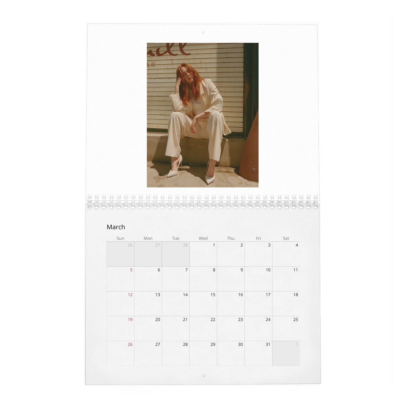 03 Karen Gillan - Comfortable Improvising 2027 Wall Calendar