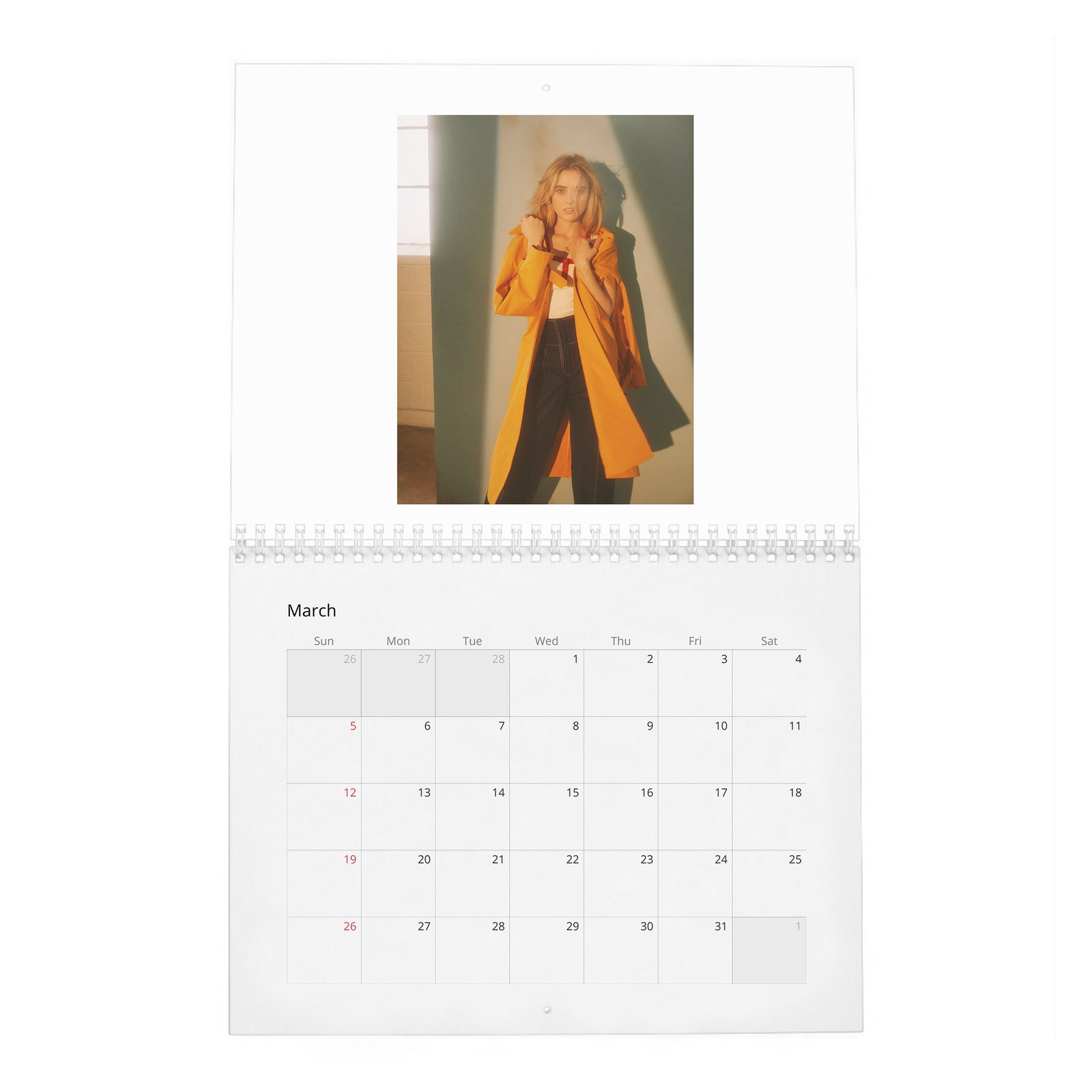 03 Kathryn Newton - Think Young, Play Hard 2027 Wall Calendar
