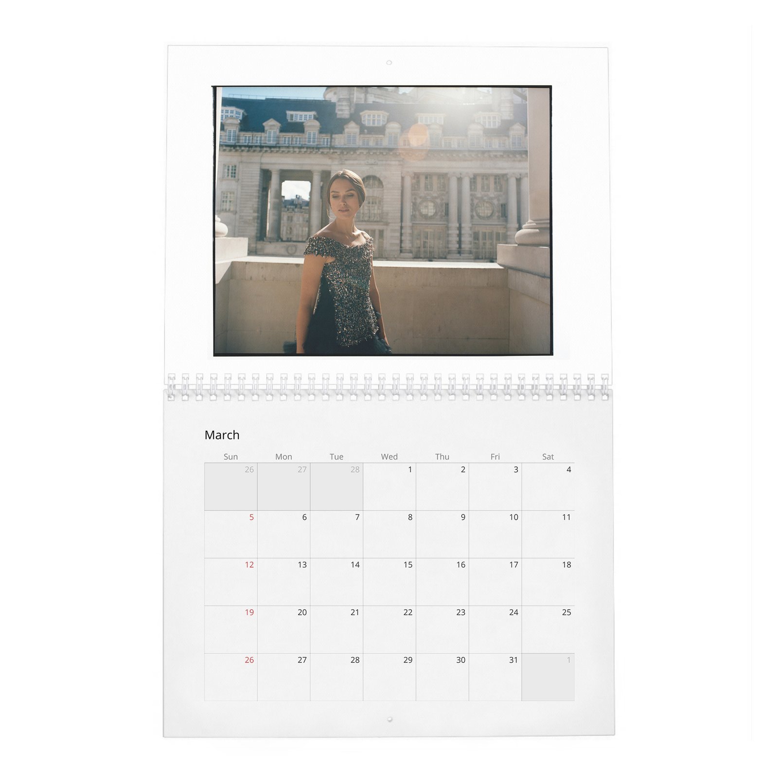 03 Keira Knightley - Bold And Beautiful 2027 Wall Calendar