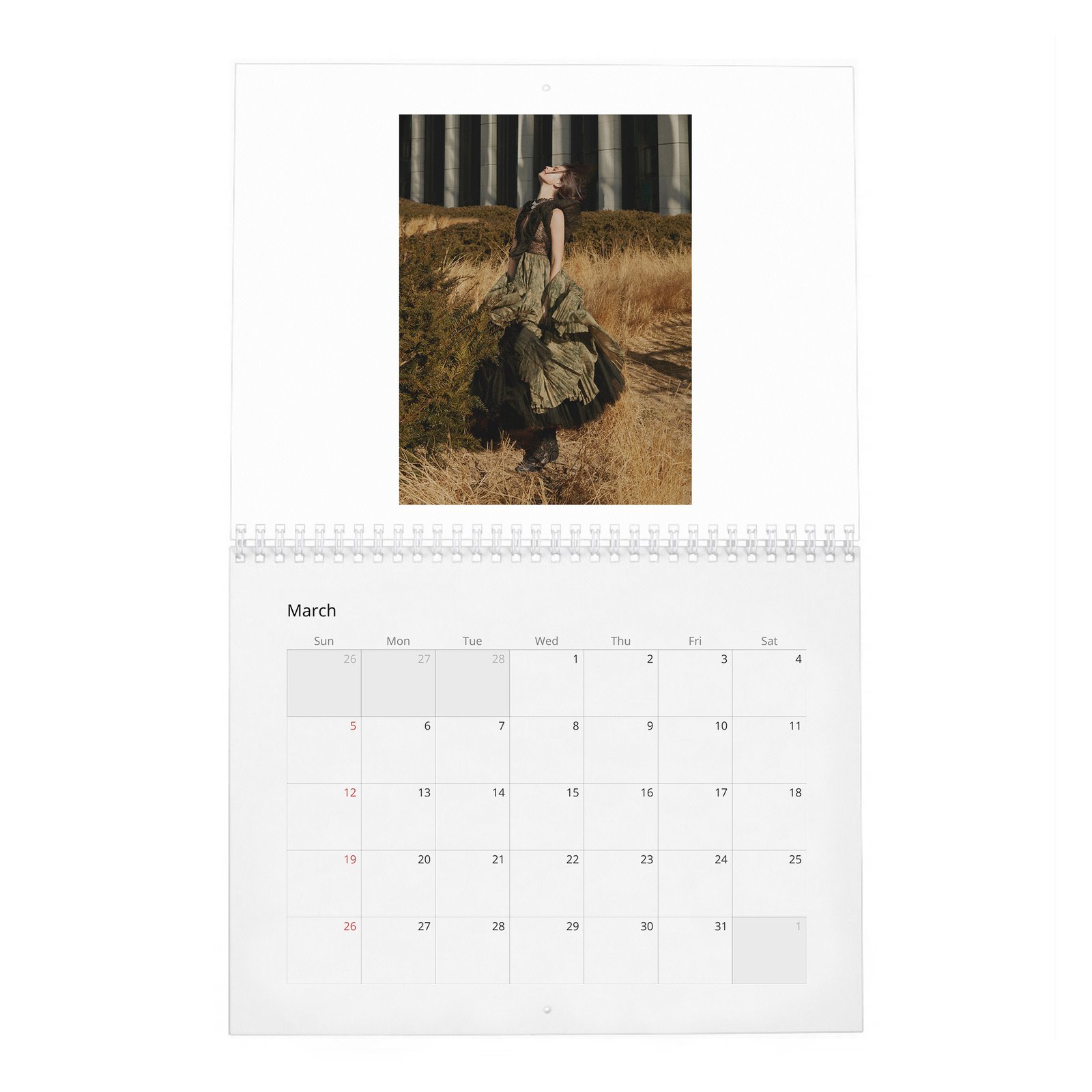 Lily James - Once Upon A Dreamland 2027 Wall Calendar