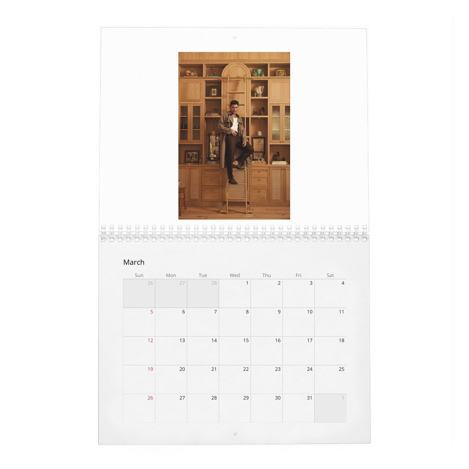03 Zac Efron - The Ringmaster 2027 Wall Calendar