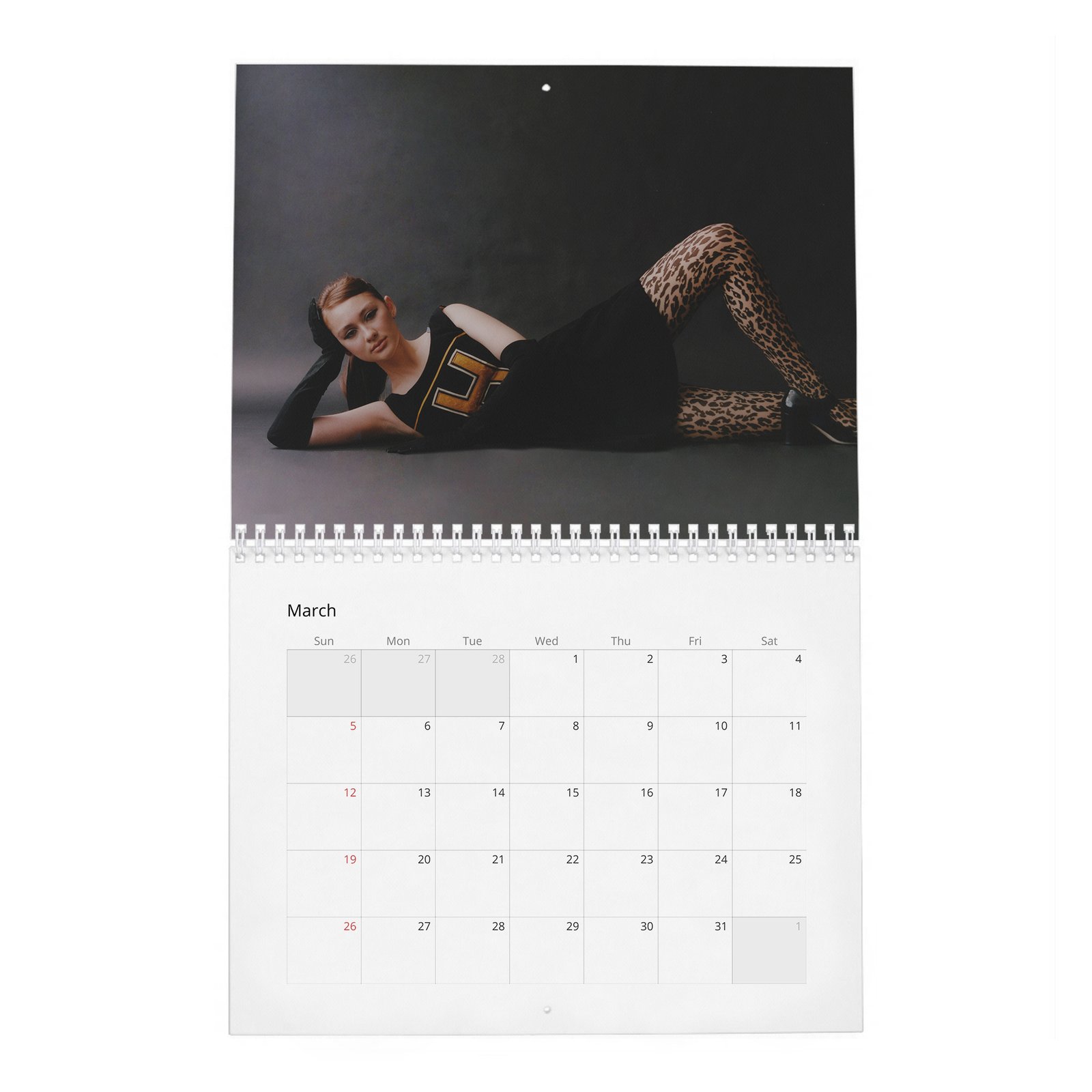 03 Lola Tung - Laterals 2027 Wall Calendar