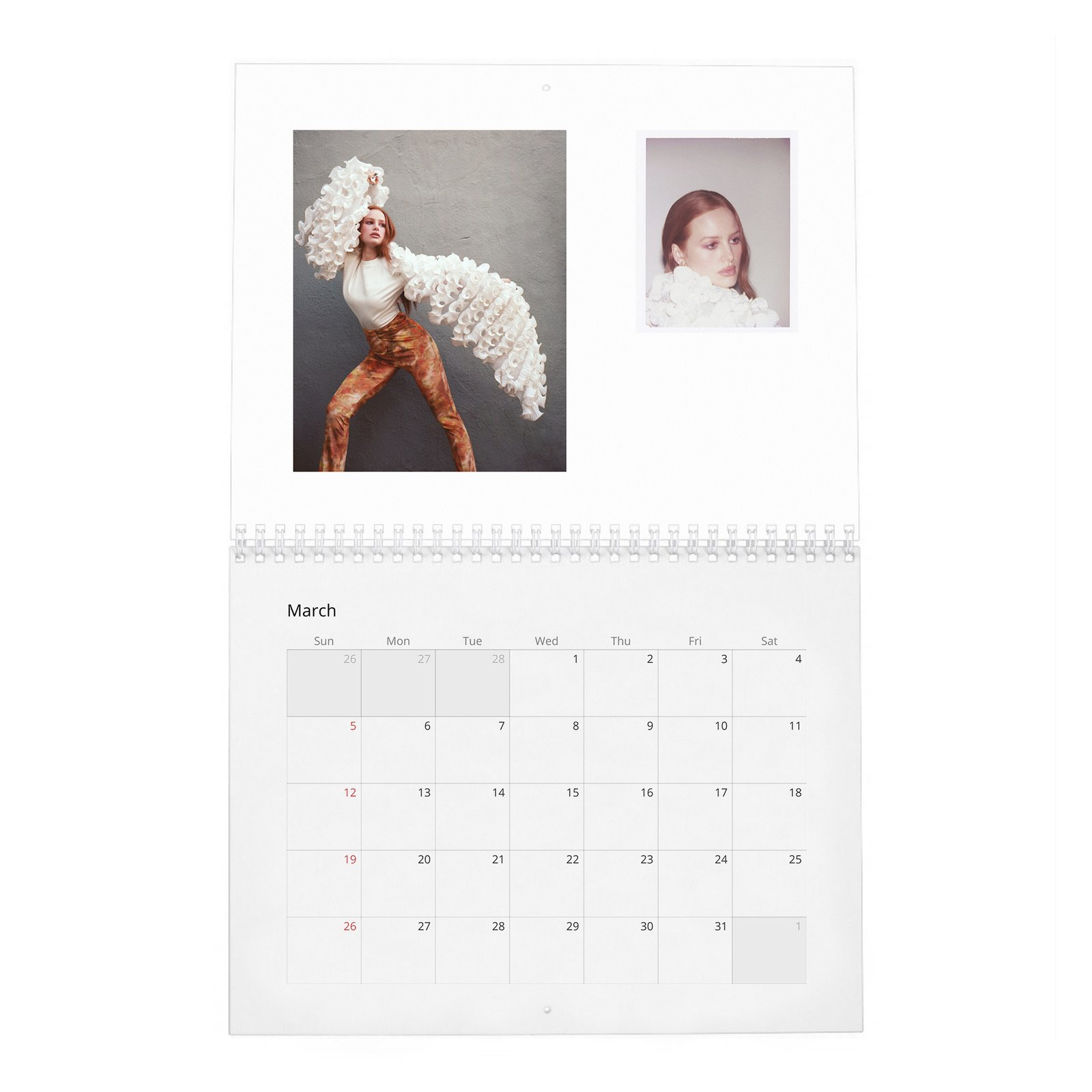 03 Madelaine Petsch - Content 2027 Wall Calendar
