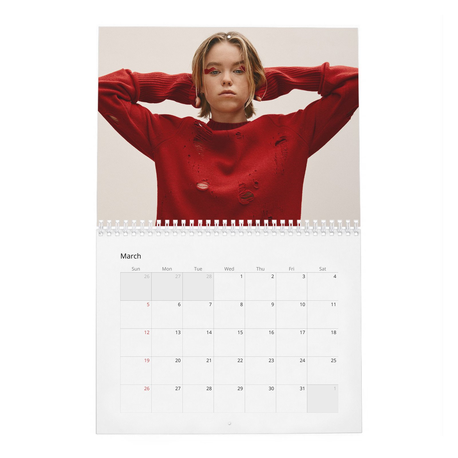 03 Milly Alcock - All Eyes On You 2027 Wall Calendar