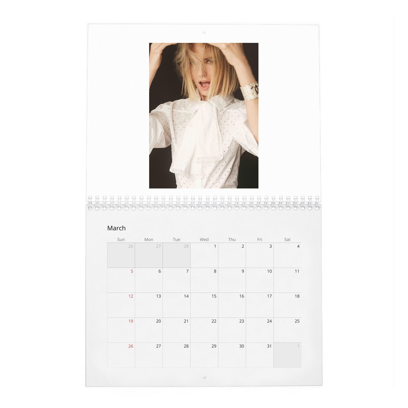 03 Naomi Watts - Breaking Taboos 2027 Wall Calendar