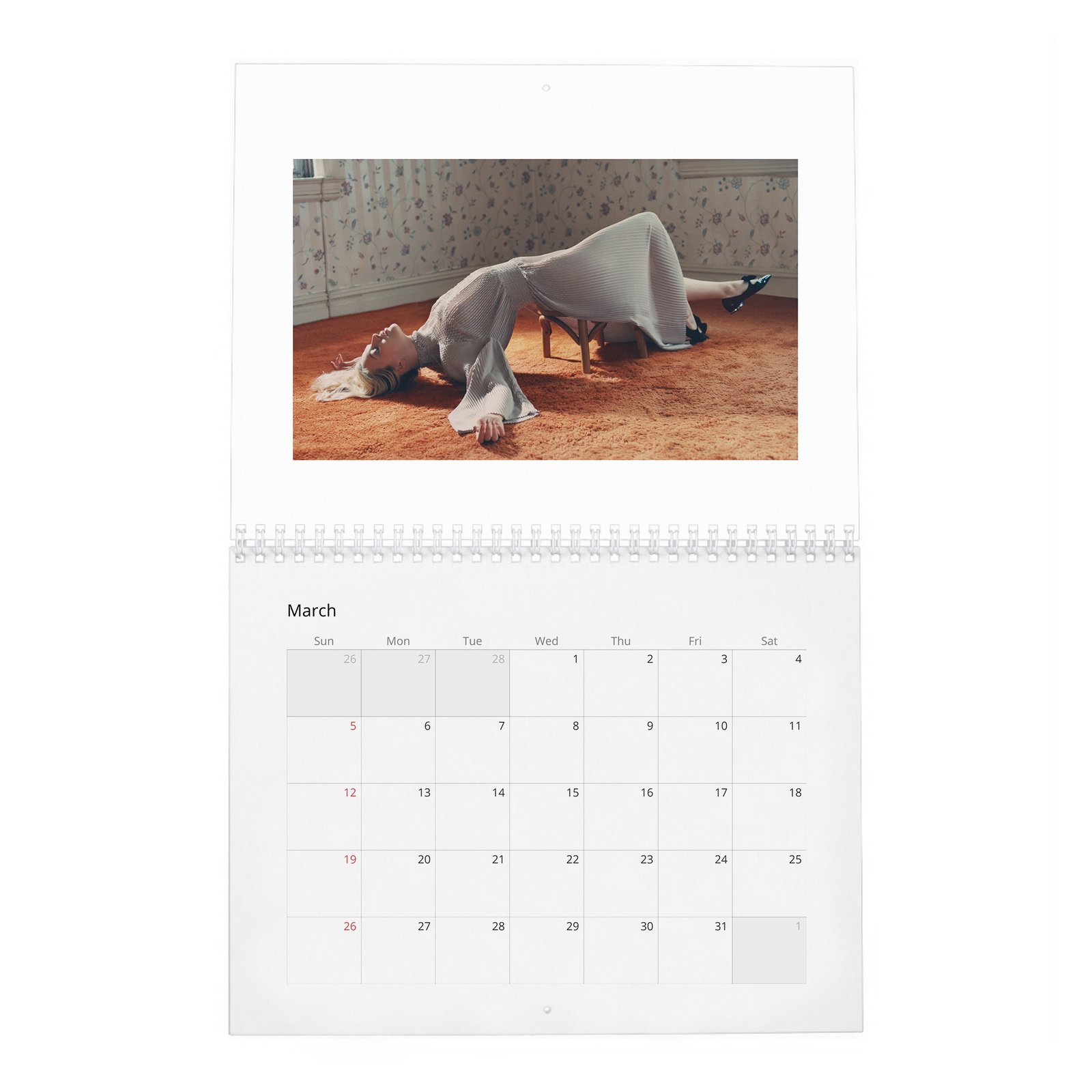 Odessa Young - The Quiet Heroine 2027 Wall Calendar
