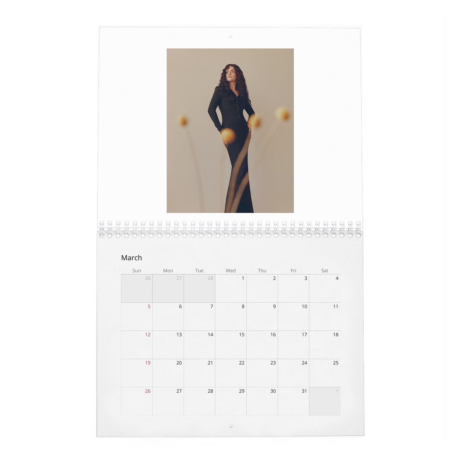 03 Olivia Cooke - Laterals 2027 Wall Calendar