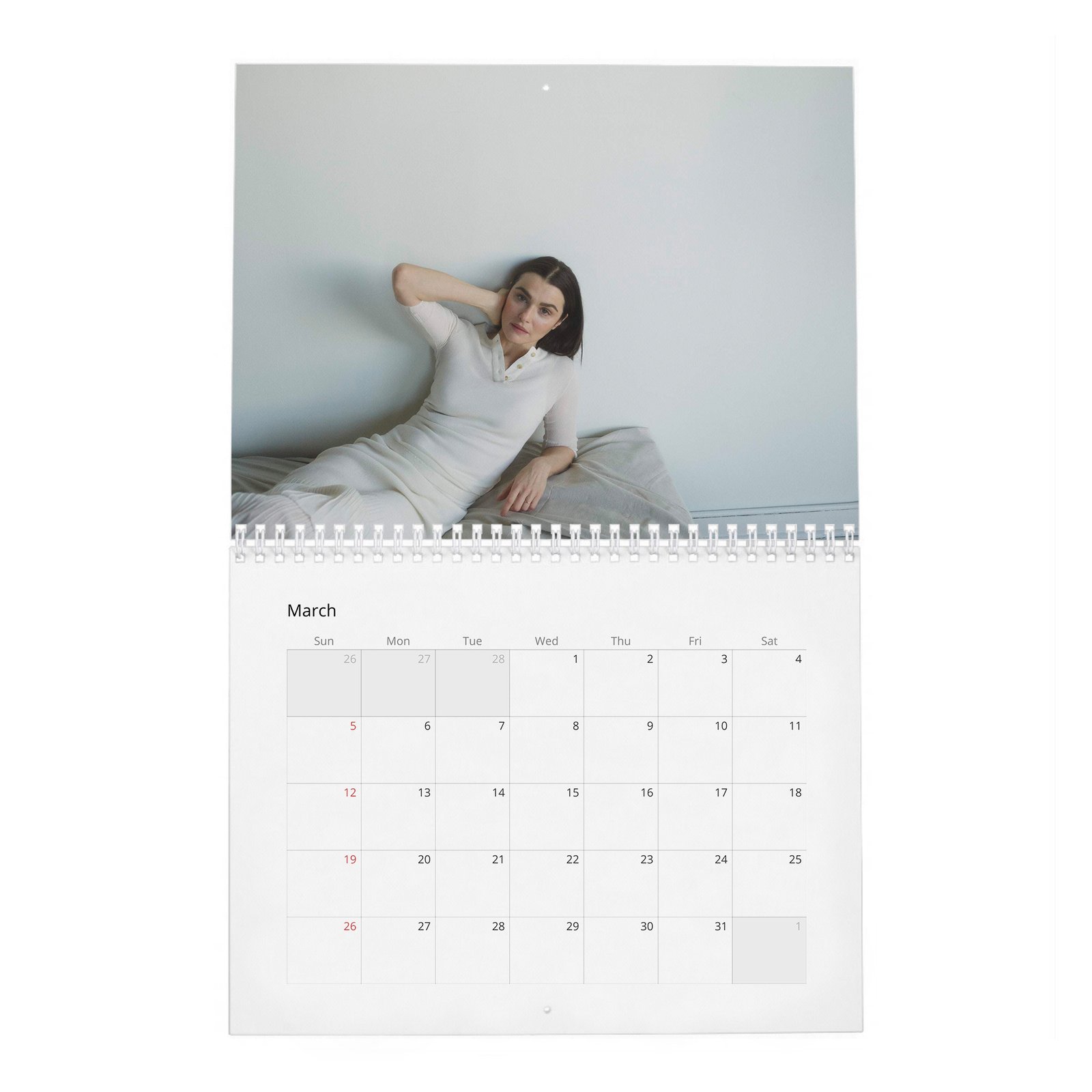 03 Rachel Weisz - Reflections 2027 Wall Calendar