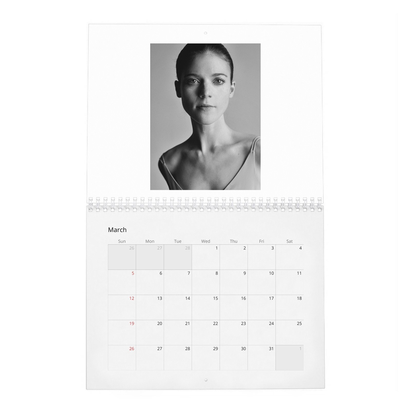 03 Rose Leslie - Out Of Her Confort Zone 2027 Wall Calendar
