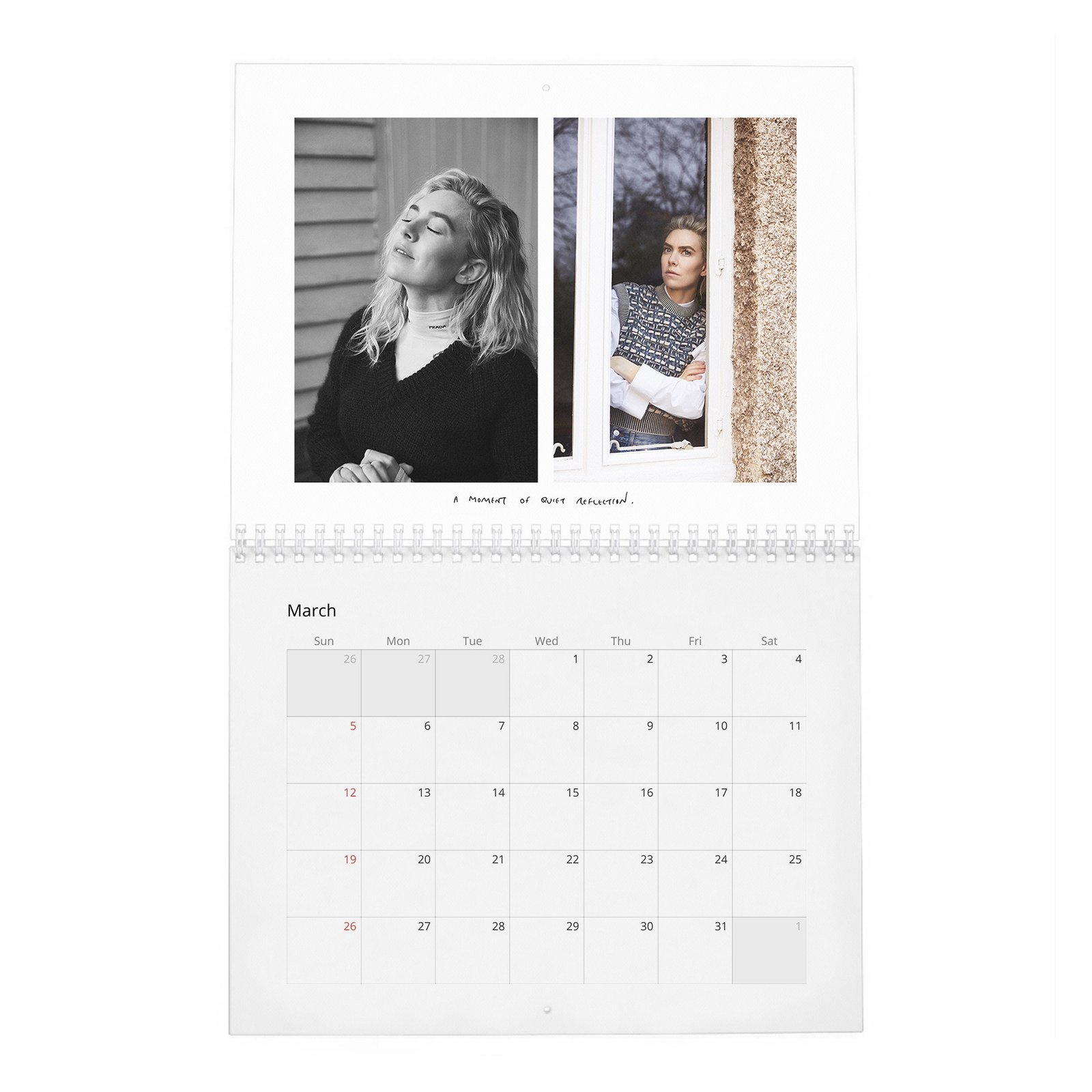 03 Vanessa Kirby - A New Light 2027 Wall Calendar