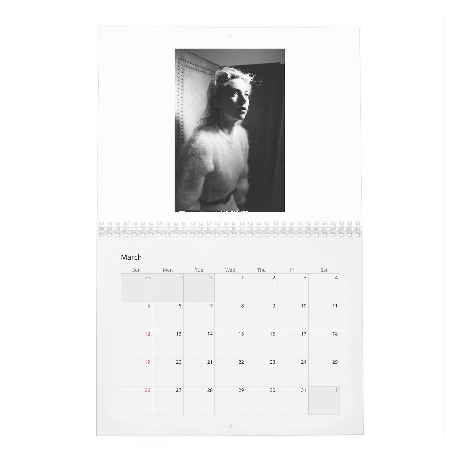 03 Vanessa Kirby - Time Is Now 2027 Wall Calendar