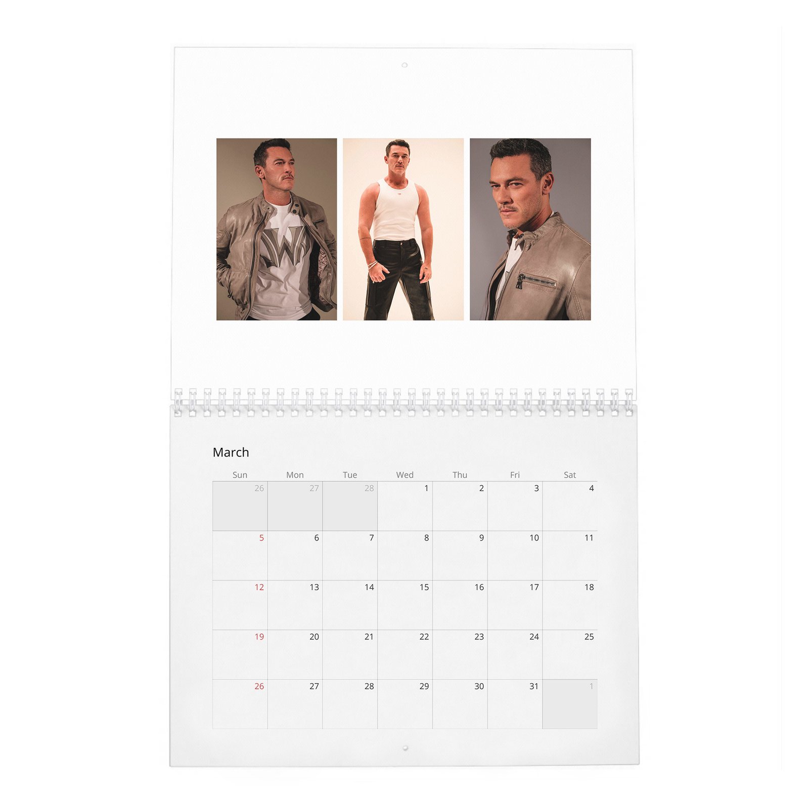 03 Luke Evans - In Conversation 2027 Wall Calendar