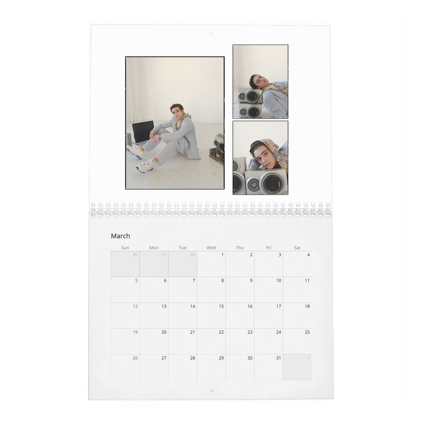 Joshua Basshett - Flaunt 2027 Wall Calendar