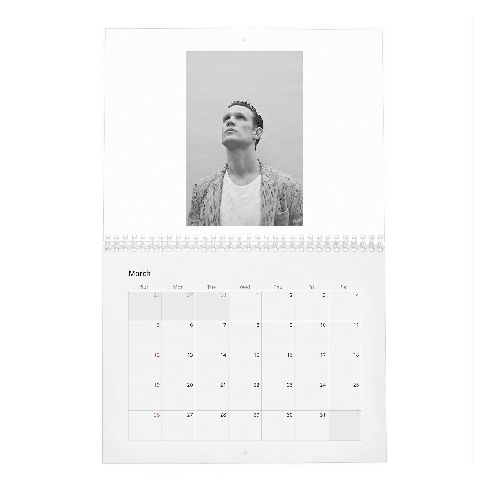 Matt Smith - Zoo 2027 Wall Calendar